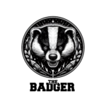 logo The Badger personnalisation textile objets impression événementiel
