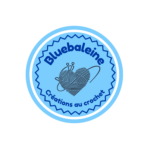logo Blue Baleine créations crochet accessoires faits main
