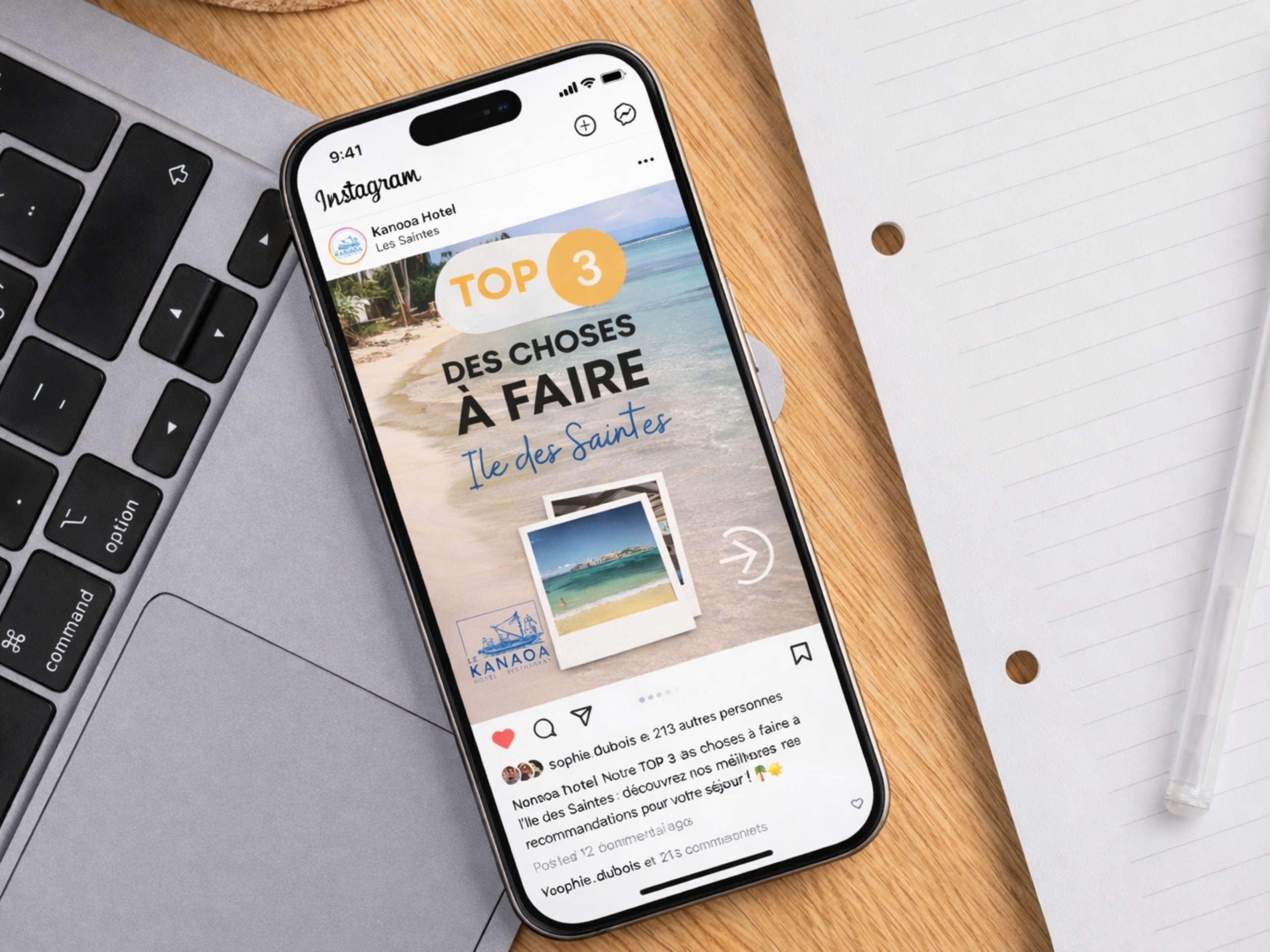 Publication Instagram Le Kanaoa